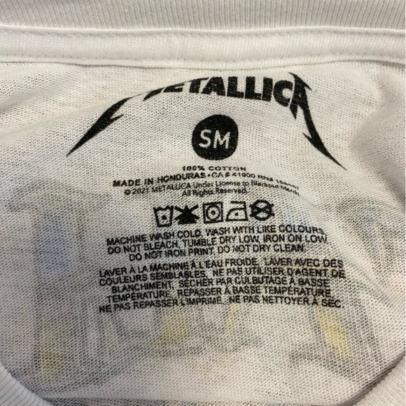 Modern Vintage Look Metallica McPhail Graphic T-shirt Double Sided NorCal Retro - Picture 3 of 4